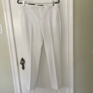 NWT BR white dress pants, size 6